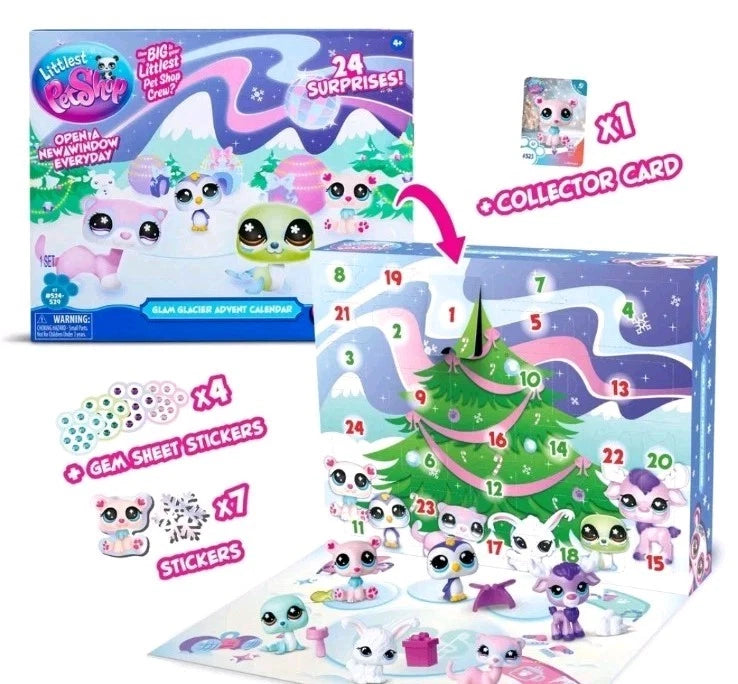 Littlest Pet Shop Glam Glacier Holiday Joulukalenteri 2026 - Ennakkotilaus!