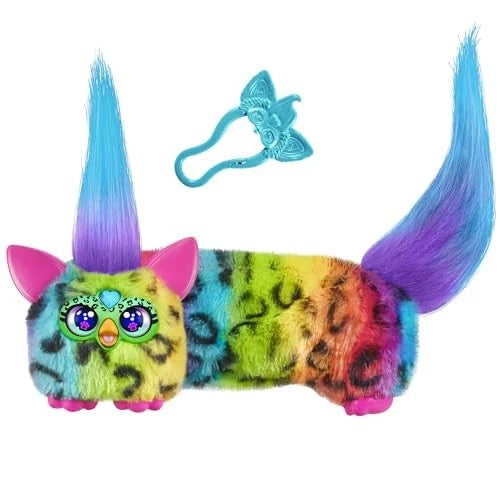 Furby Dj Furblet Rain-Bow-Kat Interaktiivinen pehmolelu