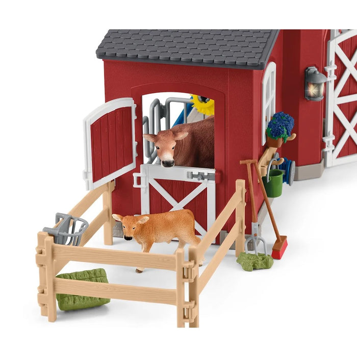 Schleich 42606 suuri Navetta eläimineen ja hoitajineen