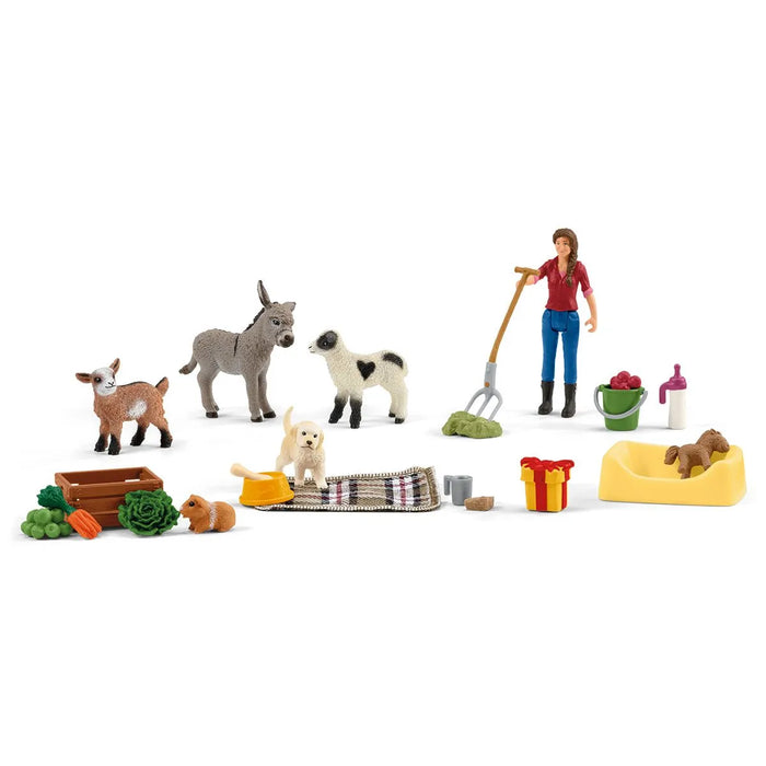 Schleich Joulukalenteri Farm World 2023