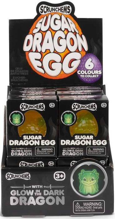 Scrunchems Sugar Dragon Egg stressi lelu