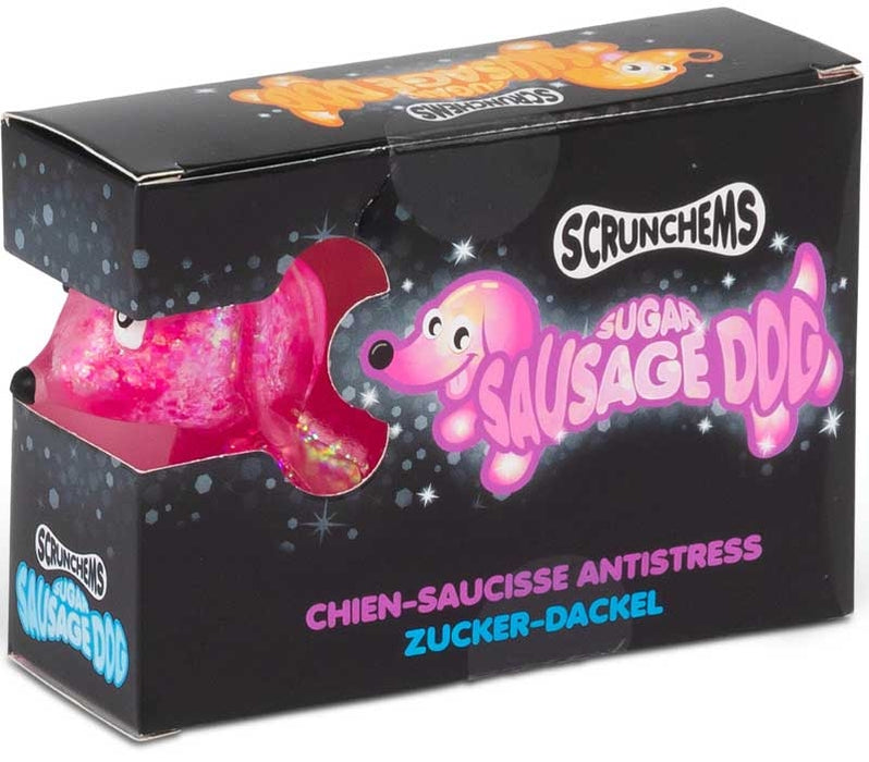 Scrunchems sugar mäyräkoira puristelu lelu 1kpl -lajitelma