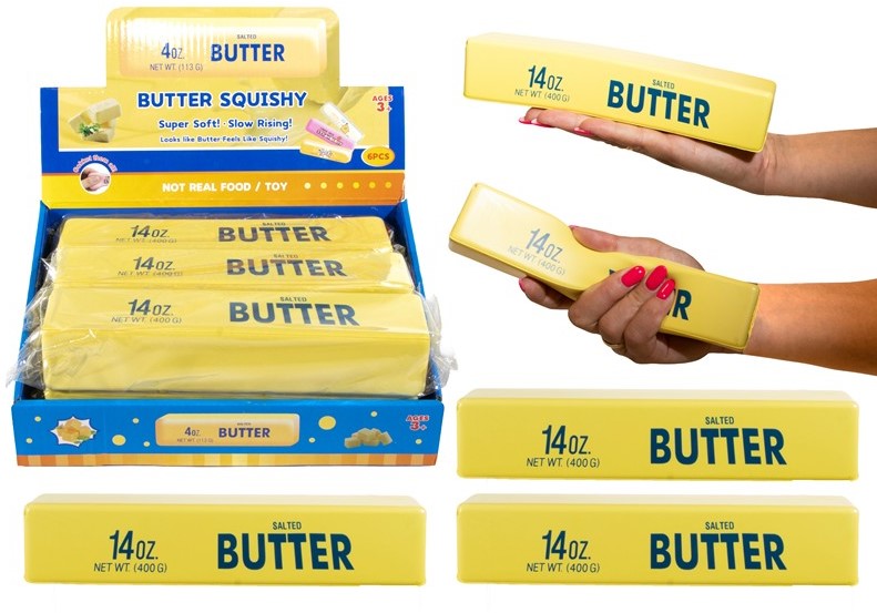 XL Squeeze Butter Voi fidget stressi lelu 22cm