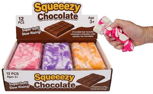 Squeeze Slow rise Suklaalevy stressi lelu - lajitelma