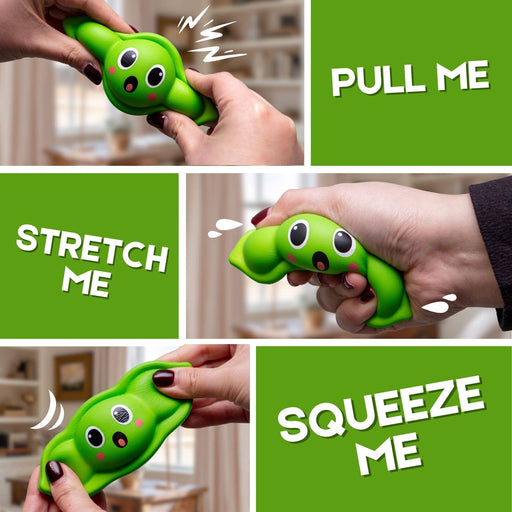 Squeezy Peasy hauska puristeltava Stressi fidget lelu