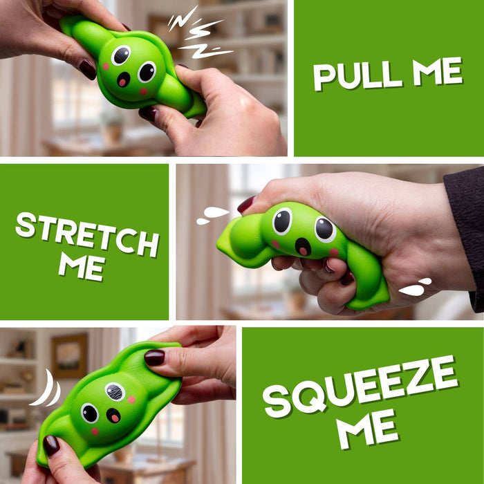 Squeezy Peasy hauska puristeltava Stressi fidget lelu