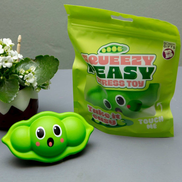 Squeezy Peasy hauska puristeltava Stressi fidget lelu