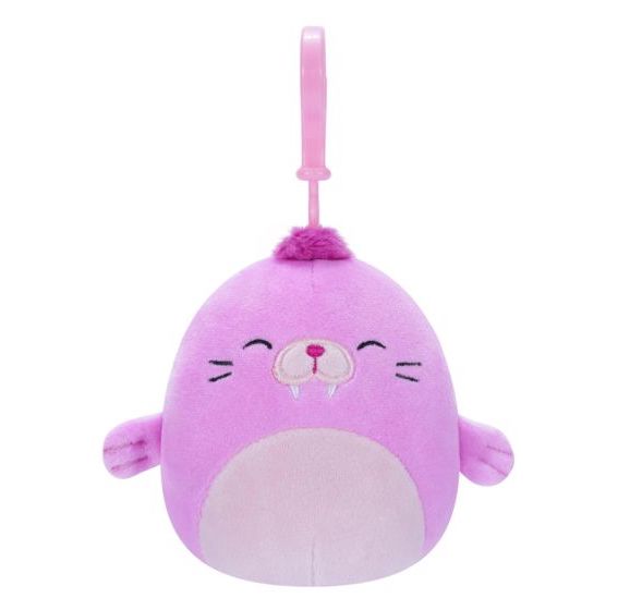 Squishmallows Pepper Mursu Clip on maskotti - 9cm