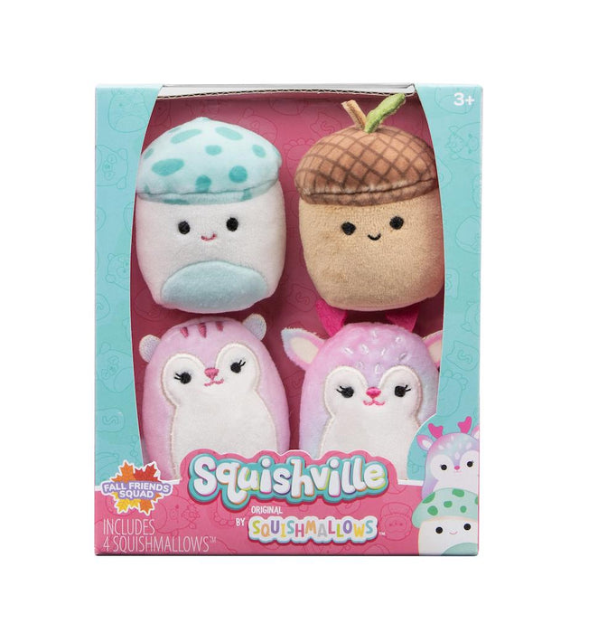 Squishville by Squishmallows Fall friends Squad 4kpl
