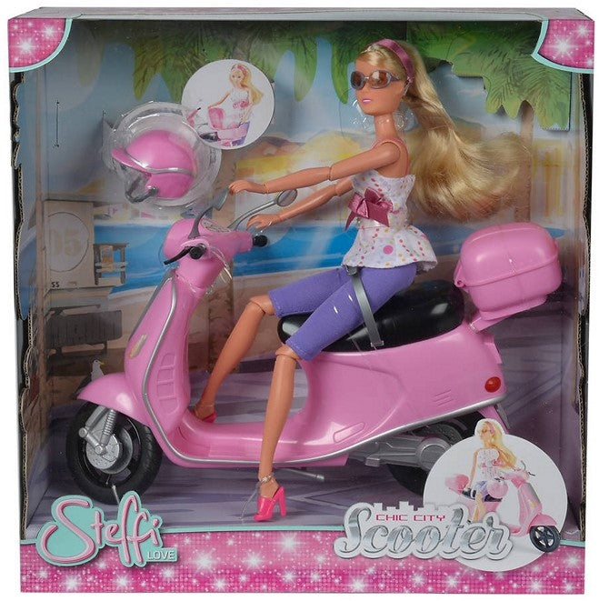 Steffi Love Chic City Skootteri ja nukke