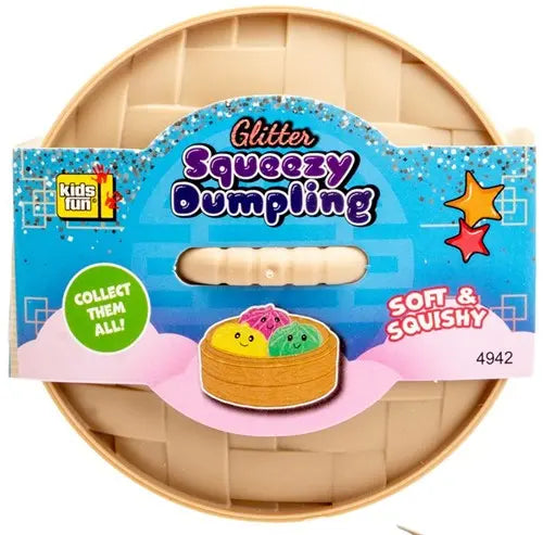 Squeeze Glitter Sugar Dumpling 8,5cm yllätys fidget