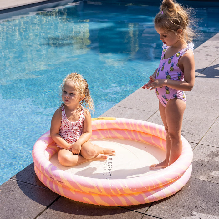 Swim Essentials puhallettava lasten uima-allas 100cm - Pink Zebra