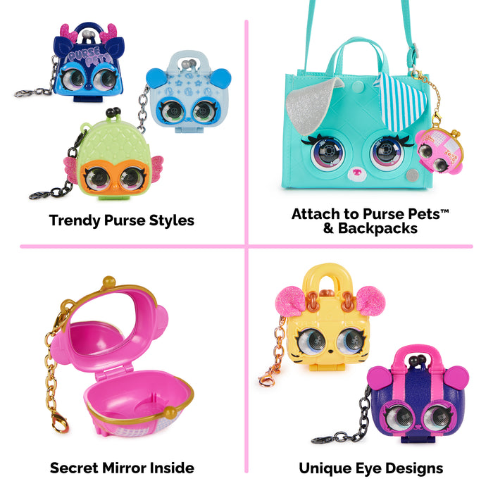 Purse Pets Luxey Charms, Night & Day Divas yllätys mini laukku