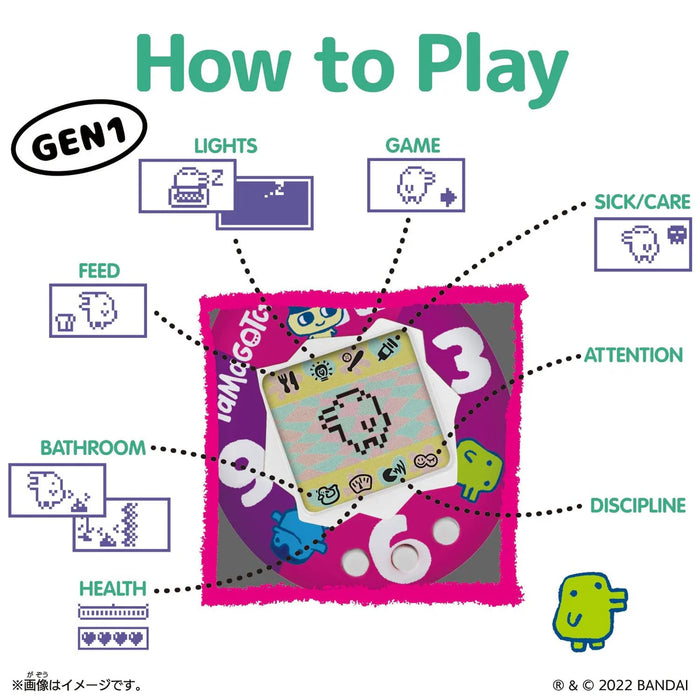 Tamagotchi original virtuaalilemmikki - Tama Candy