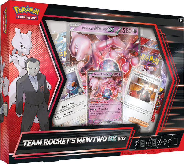 Pokemon Team Rocket's Mewtwo EX Box keräilykortti -pakkaus