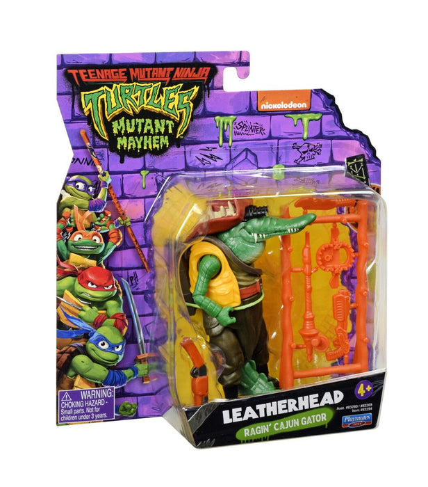 Turtles Leatherhead figuuri ja aseet