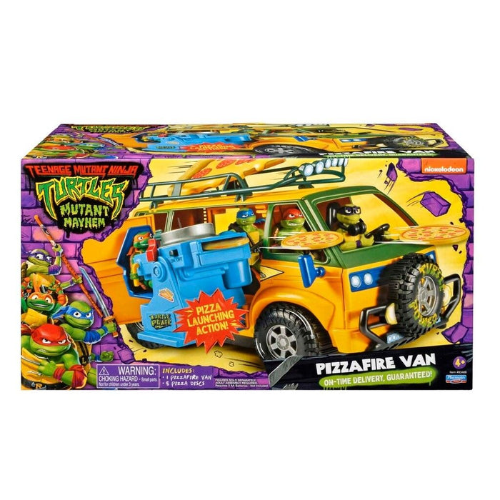 Turtles Mayhem Pizza fire Van Auto