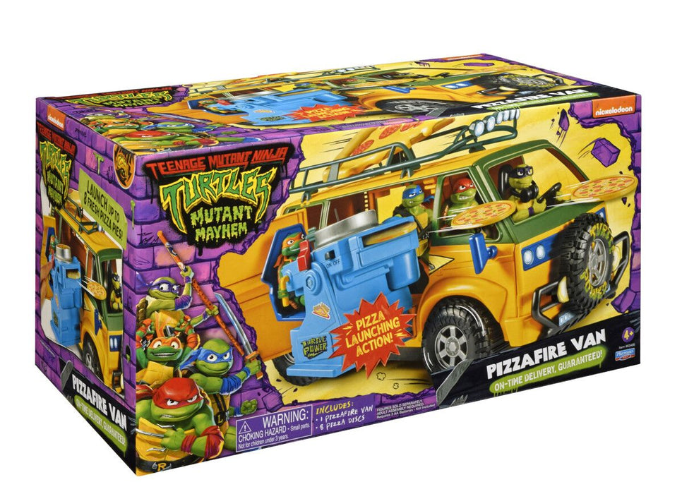 Turtles Mayhem Pizza fire Van Auto