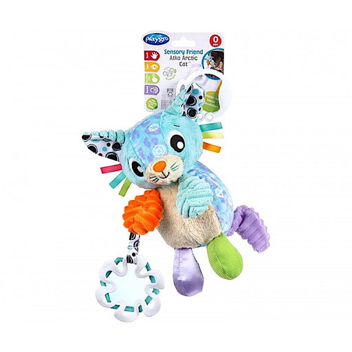 Playgro Arctic Cat vauvan sensorinen pehmolelu