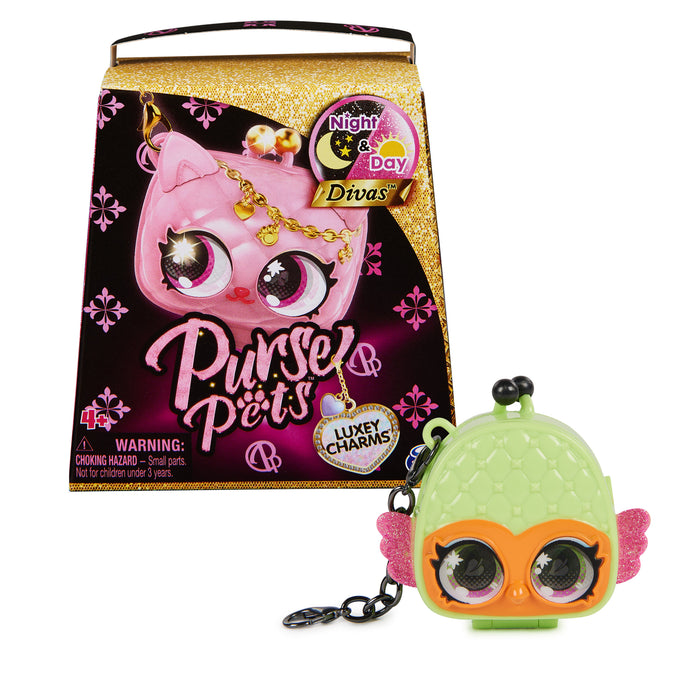 Purse Pets Luxey Charms, Night & Day Divas yllätys mini laukku