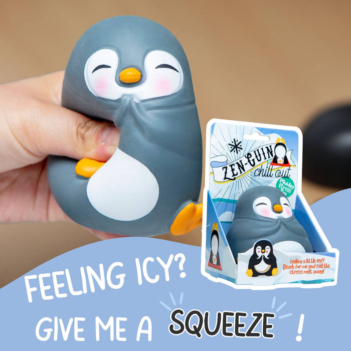 Zenguin meditoiva Pingviini puristeltava Stressi fidget lelu
