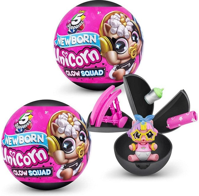 Zuru Newborn Unicorn Glow Squad yllätys pallo