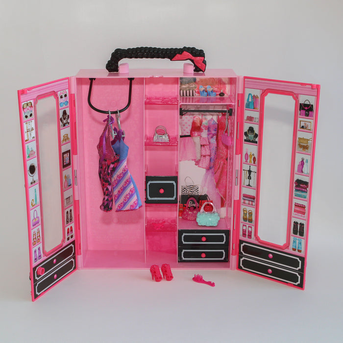 Barbie Vaatekaappi ja vaatteet - Second Hand
