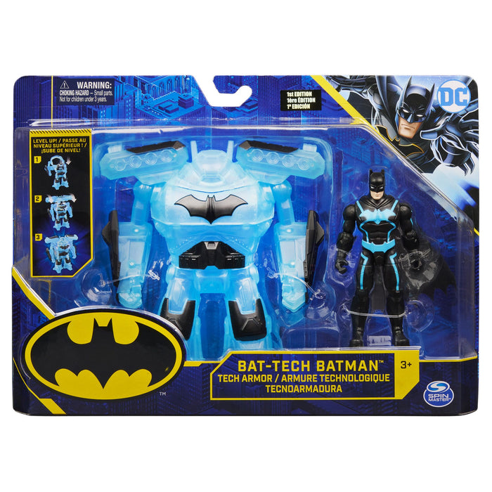 Batman hahmo 10cm ja Bat-tech panssaroitu robottiasu