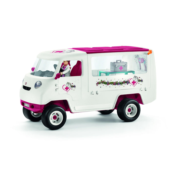 Schleich Eläinlääkäri ja tutkimusauto 42370 - Elli Madelli