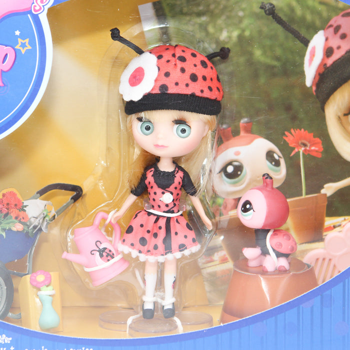 Littlest Petshop Blythe nukke #B10 ja Leppäkerttu #1859