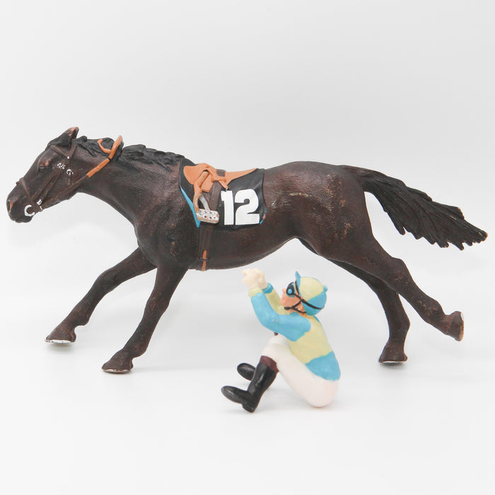Schleich Jockey ratsastaja ja hevonen 42027 - Second Hand