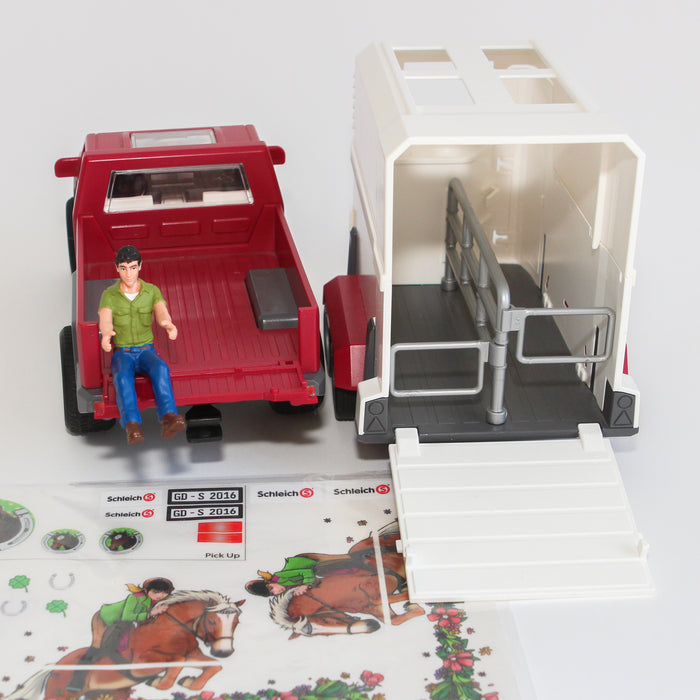 Schleich Auto ja hevostraileri - Second Hand