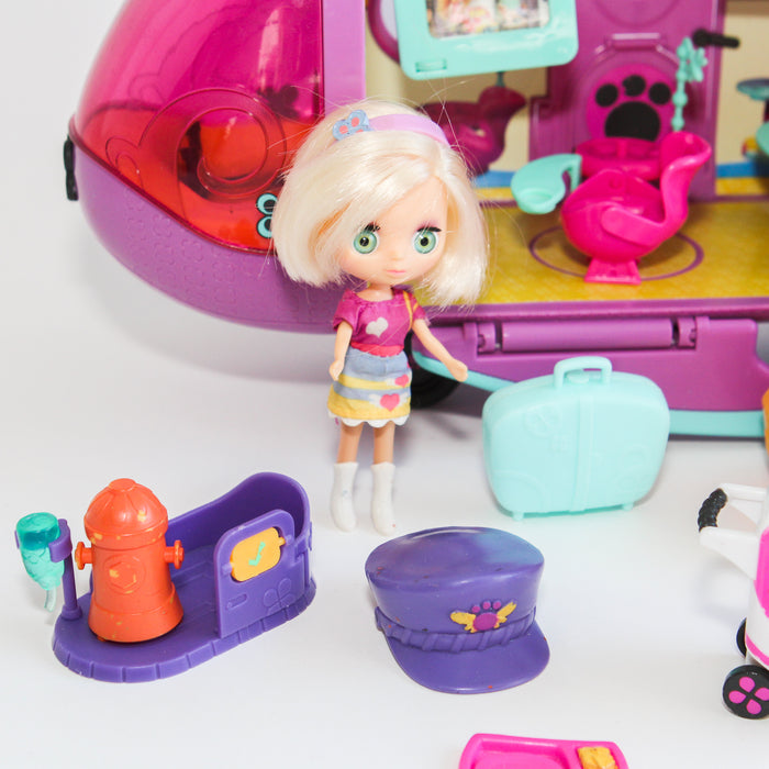 Littlest Petshop Jet Set Lentokone ja Blythe #B22 nukke