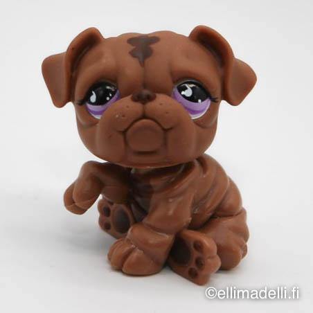 Littlest Petshop Bulldog koira #881 - Elli