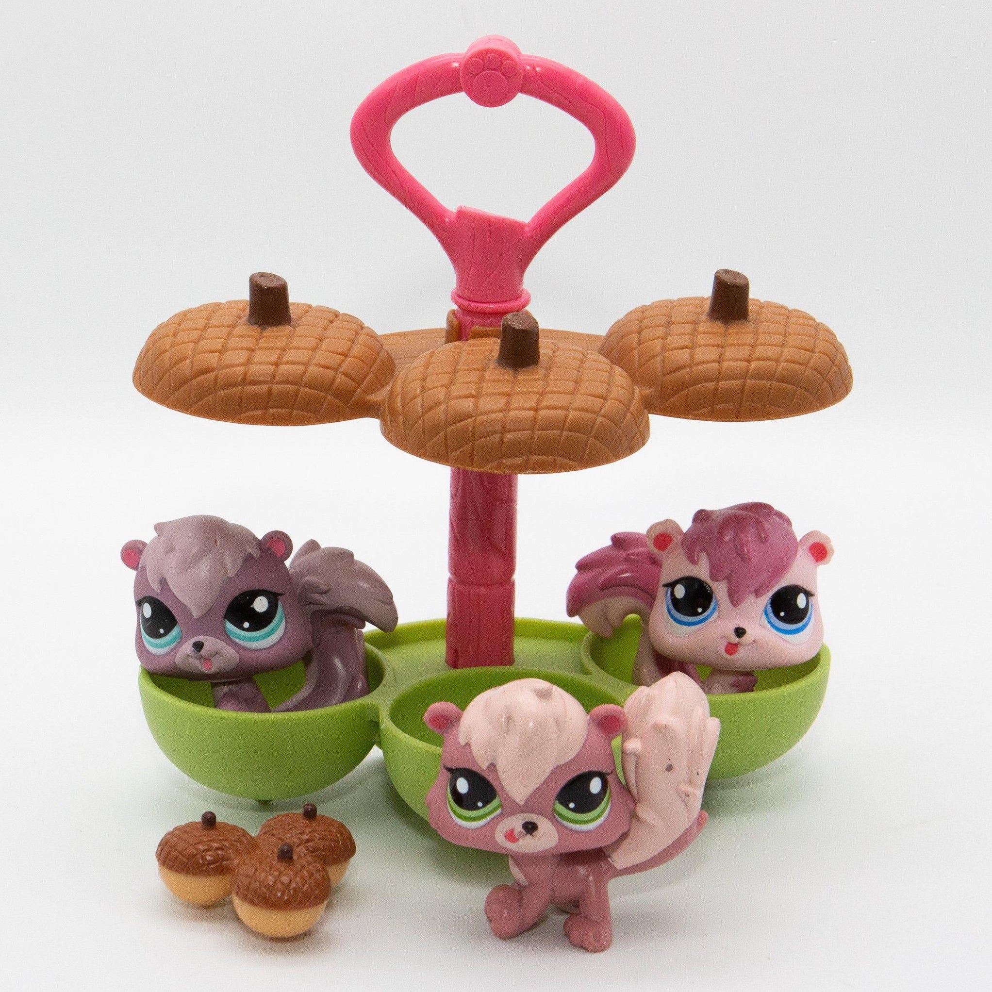 Lot De 3 Littlest Pet Shop – Bébés écureuils 1882, 1883, 1884 – LPS Hasbro
