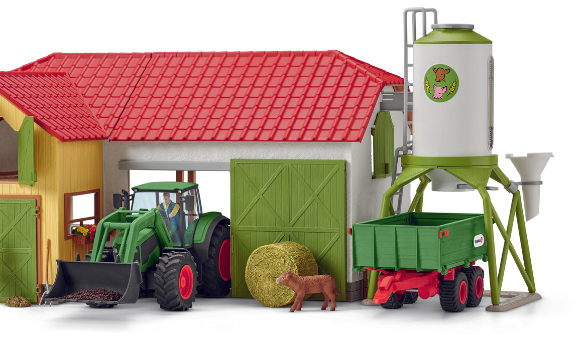 Schleich 42379 Traktori ja perävaunu