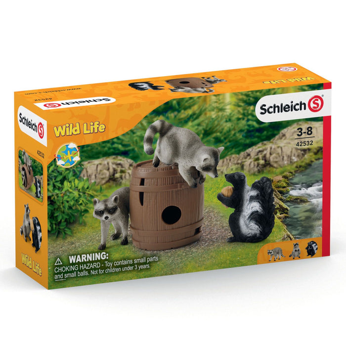 Schleich Pesukarhut ja Haisunäätä 42532