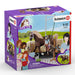 Schleich 42438 Pesupaikka Emily ja Luna hevonen