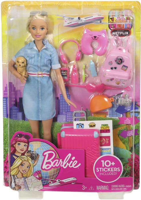 Barbie nukke ja lomailu tarvikkeet