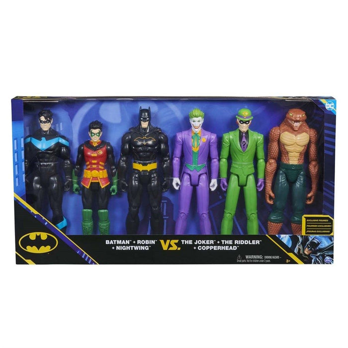 Batman hahmot 30cm - 6kpl lahjapakkaus