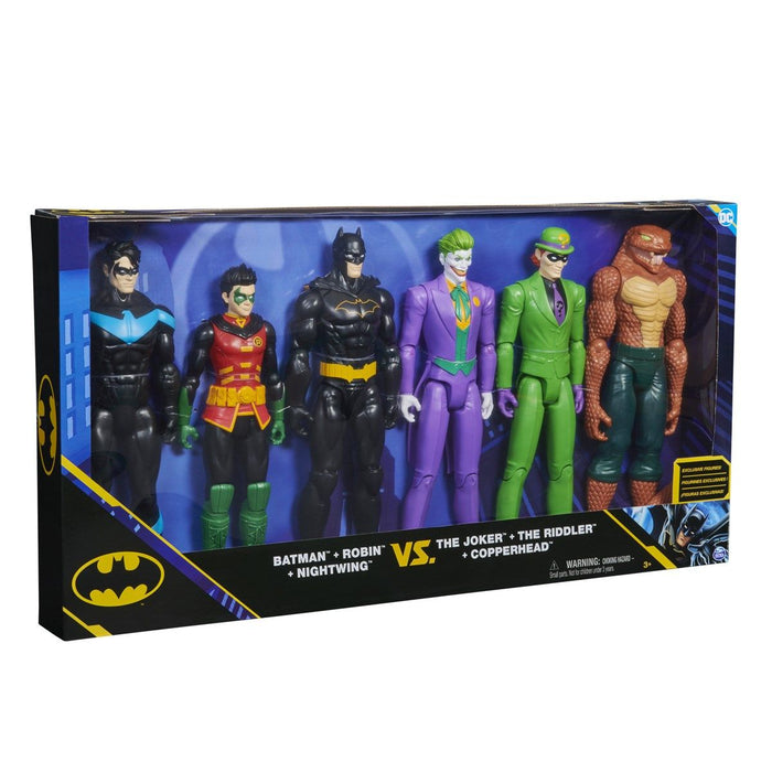 Batman hahmot 30cm - 6kpl lahjapakkaus