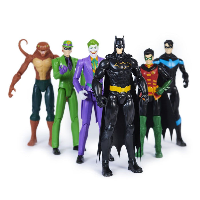 Batman hahmot 30cm - 6kpl lahjapakkaus