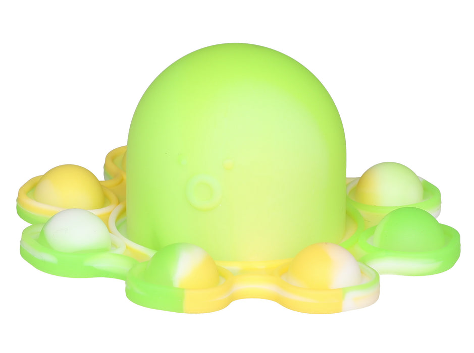 Bubble Pops Mustekala Fidget lelu - kelta/vihreä