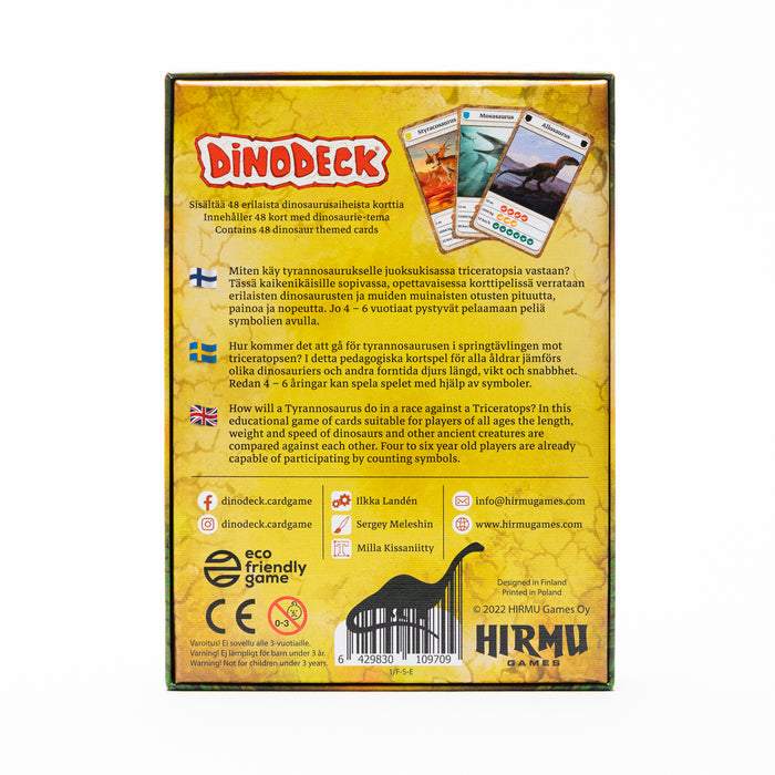 DinoDeck korttipeli - Kotimainen uutuuspeli!