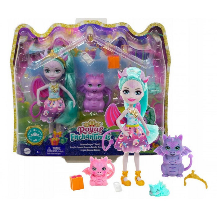Enchantimals Deanna Dragon nukke ja lohikäärmeet