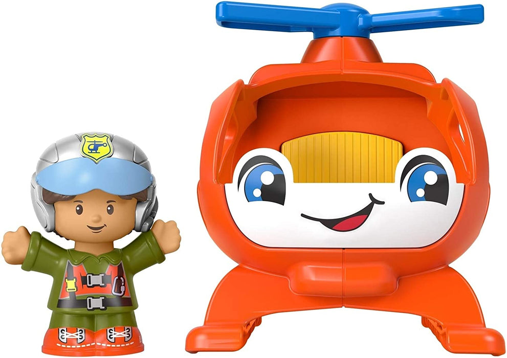Fisher Price Little People helikopteri ja hahmo