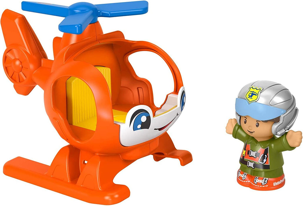 Fisher Price Little People helikopteri ja hahmo