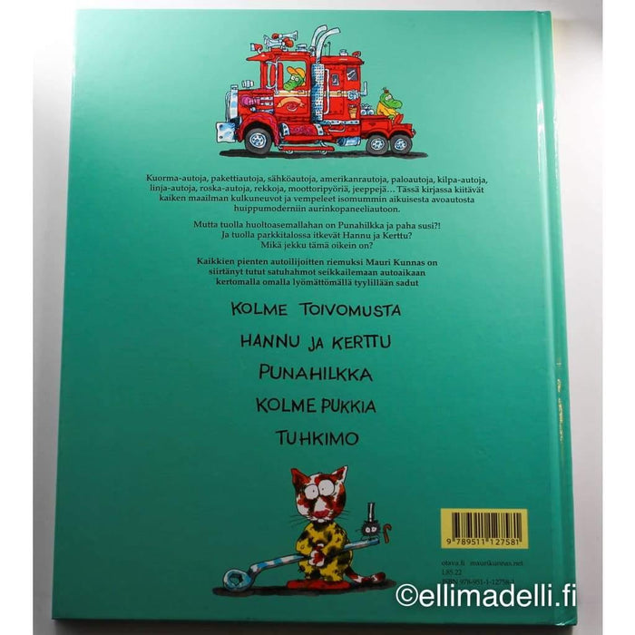 Hurjan hauska autokirja - Kirjanurkka