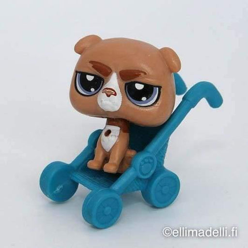 Littlest Petshop Bulldog vauva #3859 - Littlest Petshop