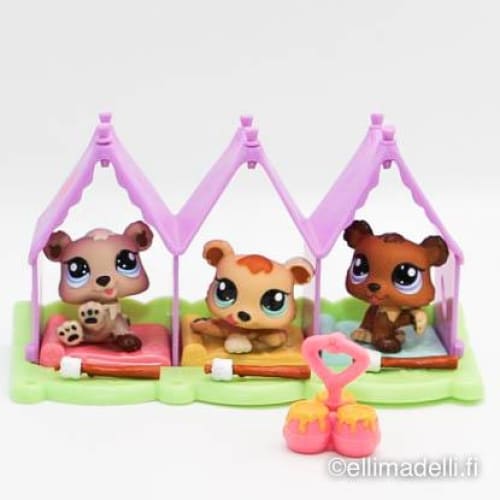 Littlest Petshop Petriplets Karhu pennut #1554-1556 -